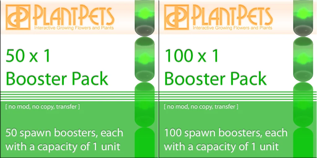 50x1 and 100x1 Booster Packs