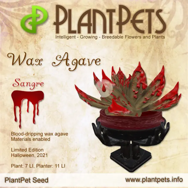 Poster for Wax Agave *Sangre*