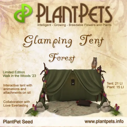 Poster for Glamping Tent *Forest*