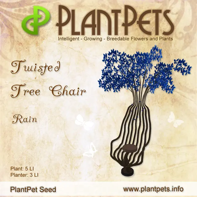 Poster for Twisted Tree Chair *Rain*
